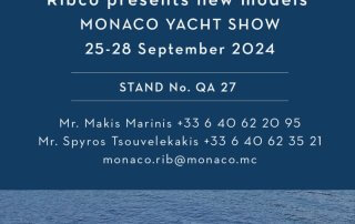 Η Ribco θα παρουσιάσει νέα μοντέλα στο Monaco Yacht Show